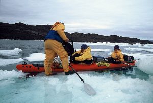 loading kayak