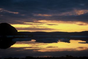 Arctic sunset